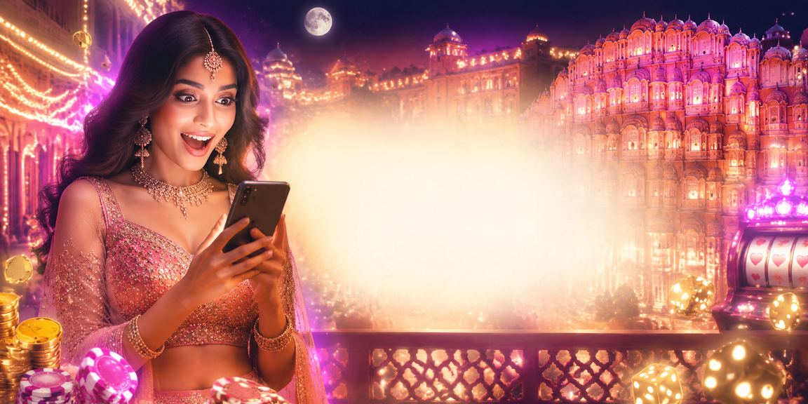 Mobile casino gaming in Jaipur with cultural Bollywood feel